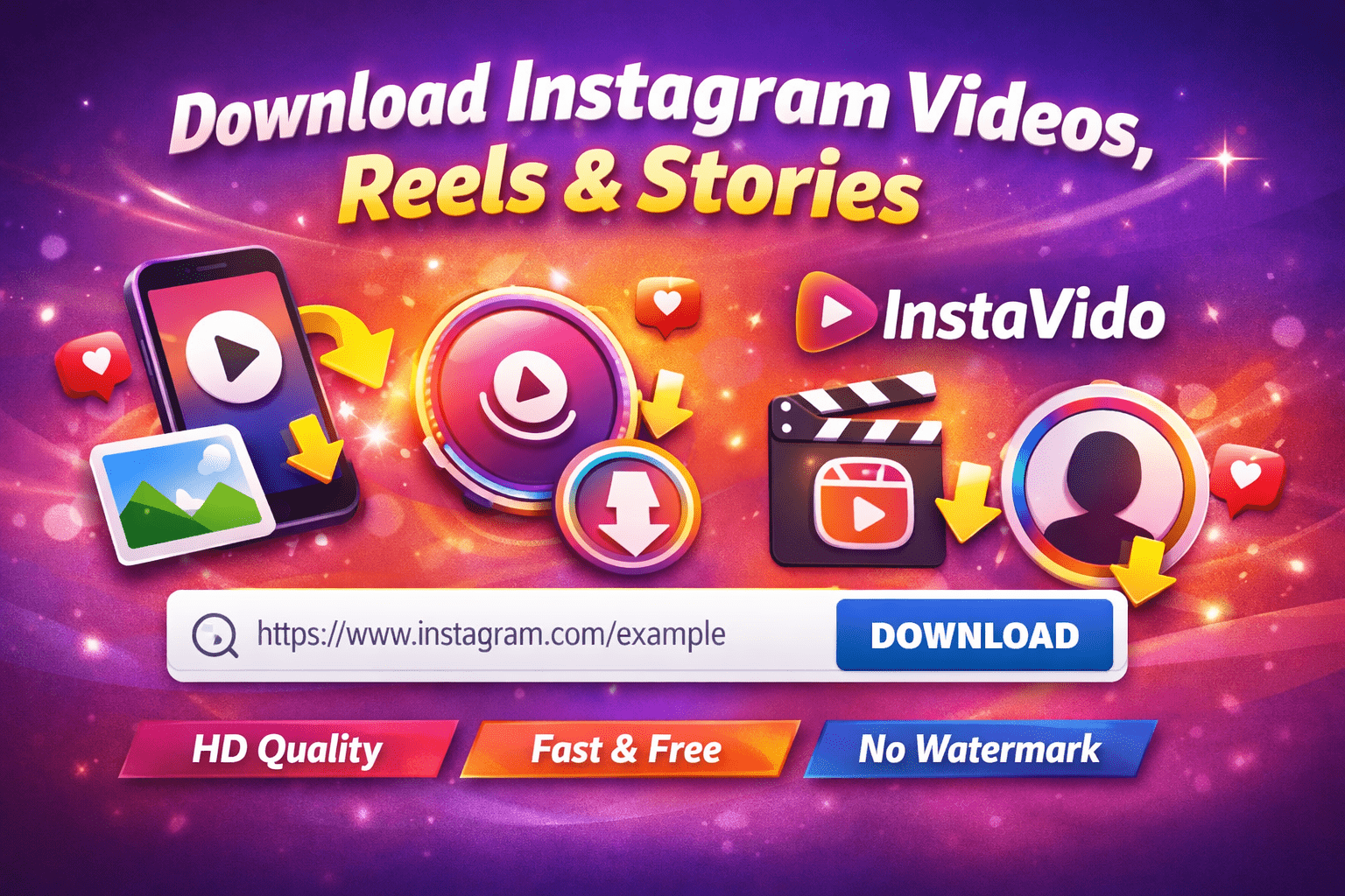 InstaVido: Instagram video download made fast Uncategorised business listing image