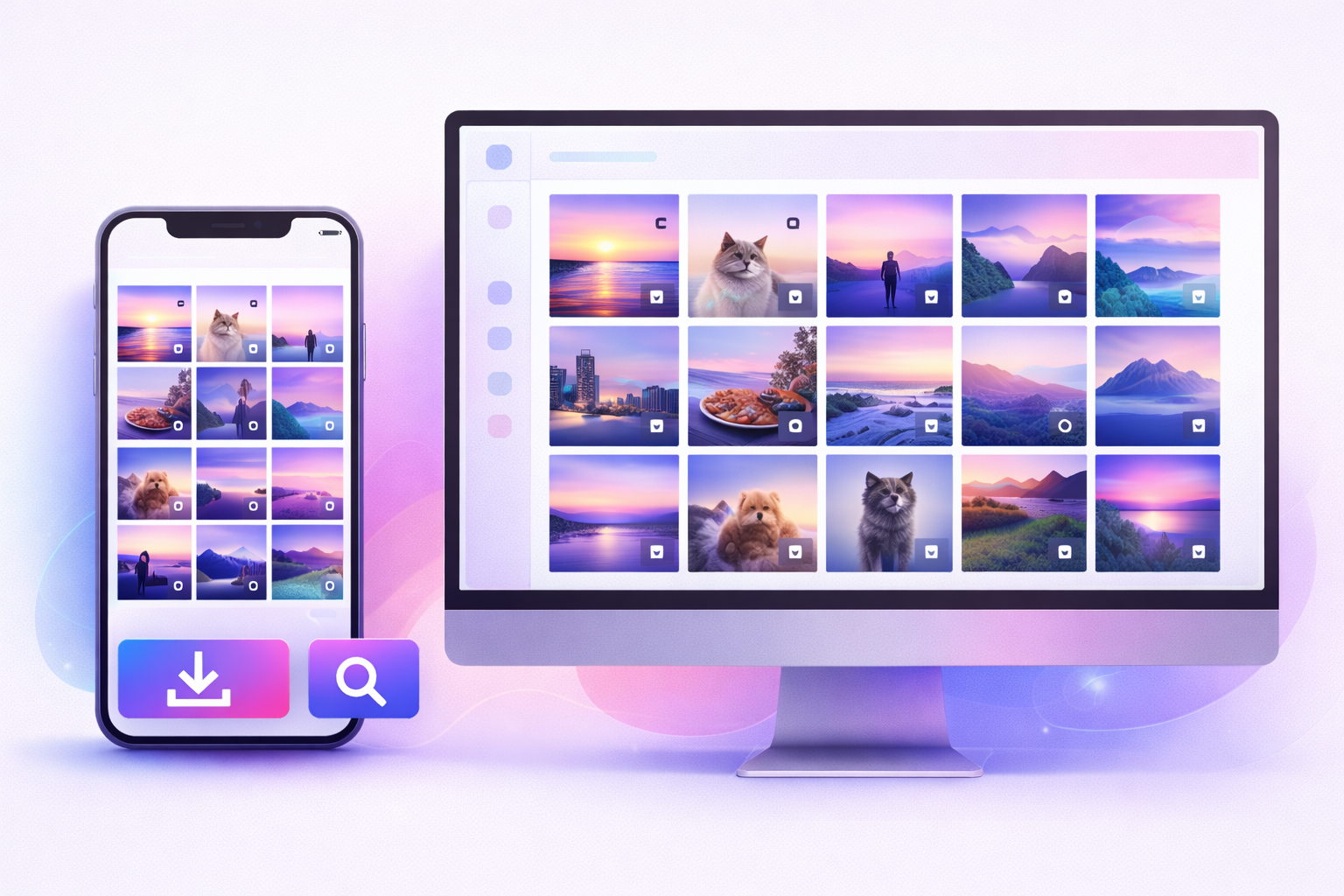 Pratonton grid siaran profil Instagram